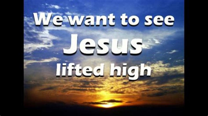 I want to see jesus lyrics
