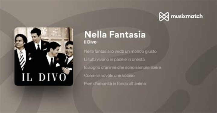Il Divo Nella Fantasia Lyrics English Translation