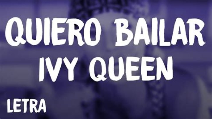 Ivy Queen Yo Quiero Bailar Lyrics English Translation