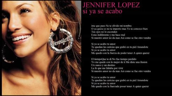 Jennifer Lopez Si Ya Se Acabo Lyrics English Translation