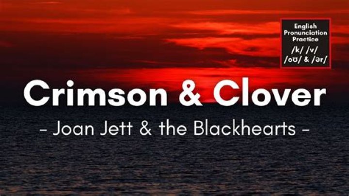 Joan Jett - Crimson And Clover Lyrics Meaning