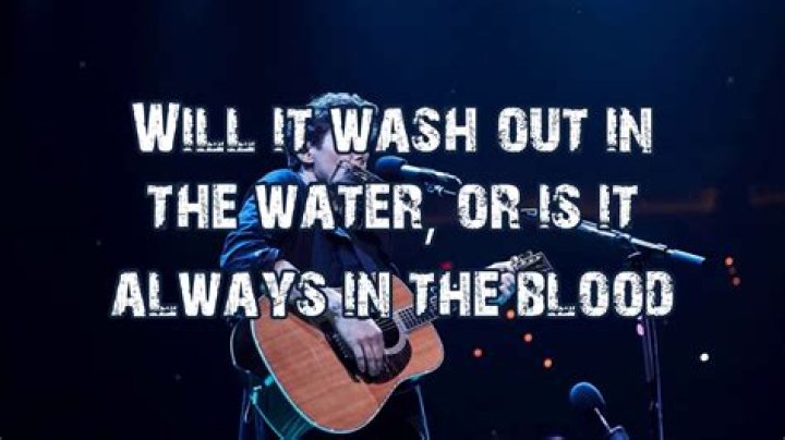 John Mayer - In The Blood Lyrics Meaning