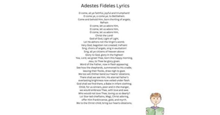José Carreras Adeste Fideles Lyrics English Translation