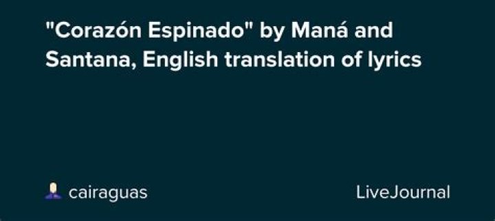 Juan Antonio Corazón Espinado Lyrics English Translation