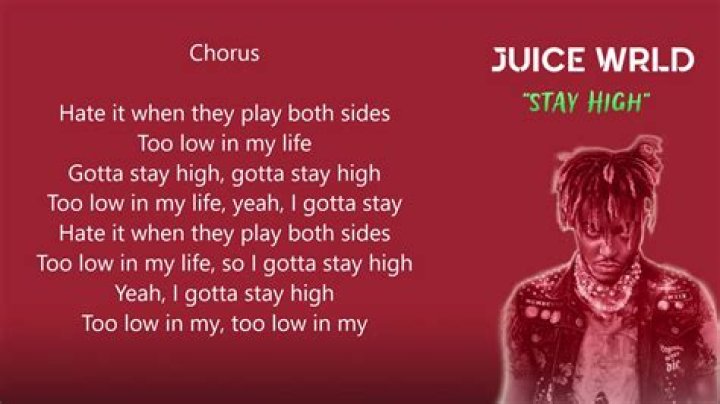 Juice WRLD - Stay High Lyrics Meaning