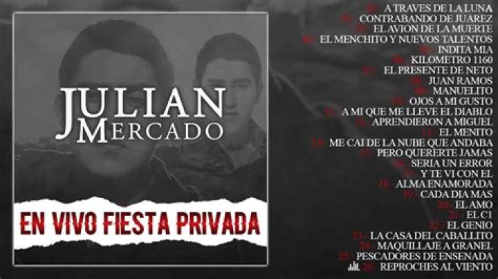 Julian Mercado Reproches Al Viento (En Vivo) Lyrics English Translation