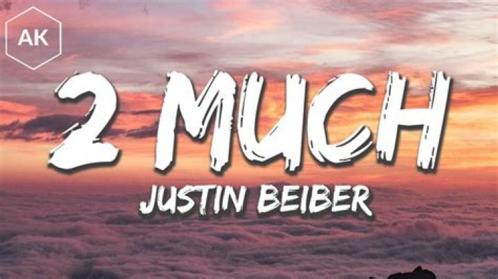 Justin Bieber - 2 Much Lyrics Meaning