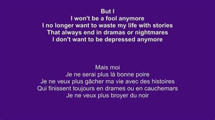 La Femme Va Lyrics English Translation
