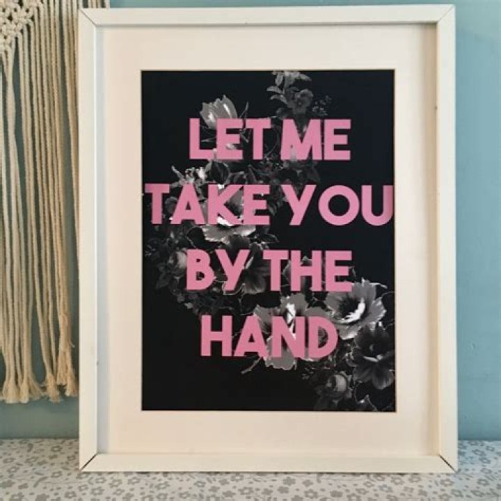 Let me take you by the hand lyrics