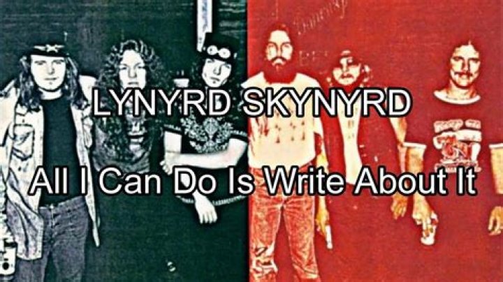Lynyrd Skynyrd - All I Can Do Is Write About It Lyrics Meaning