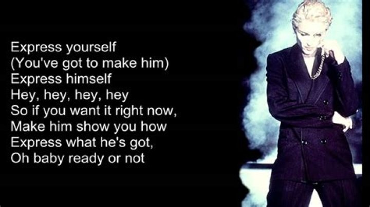 Madonna - Express Yourself Lyrics Meaning