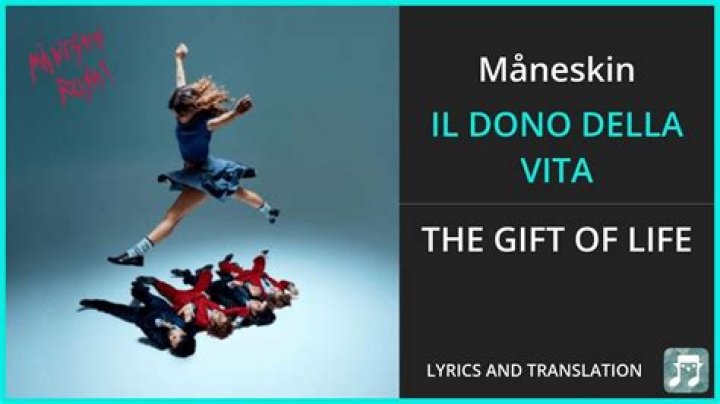 Måneskin IL DONO DELLA VITA Lyrics English Translation
