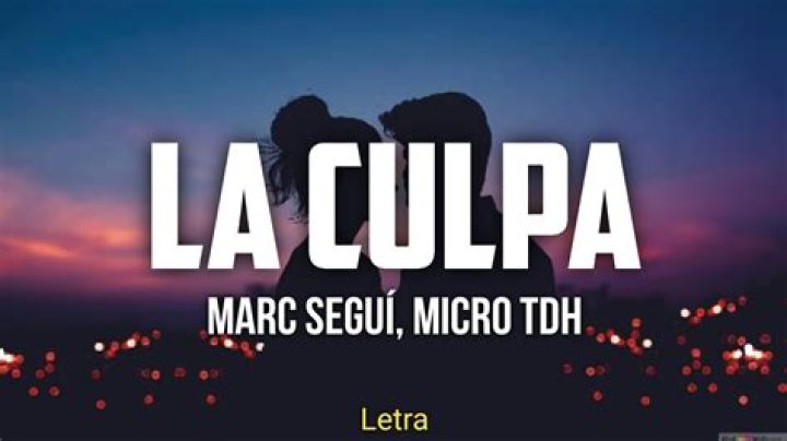 Marc Seguí La Culpa Lyrics English Translation