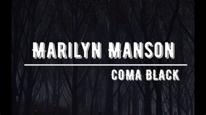 Marilyn Manson - Coma Black Lyrics Meaning