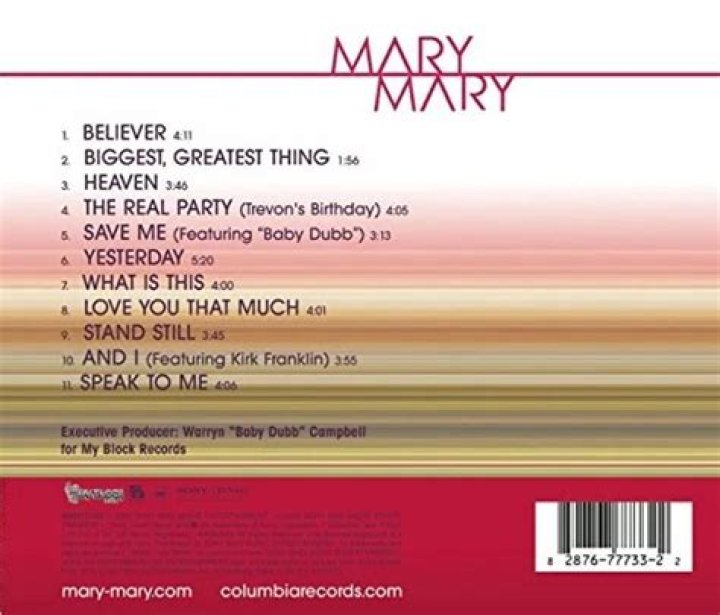 Mary mary lyrics