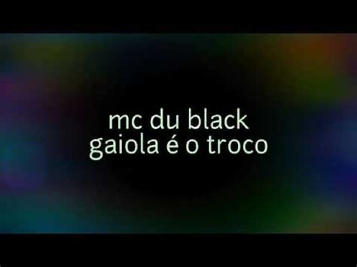 MC Du Black Gaiola É O Troco Lyrics English Translation