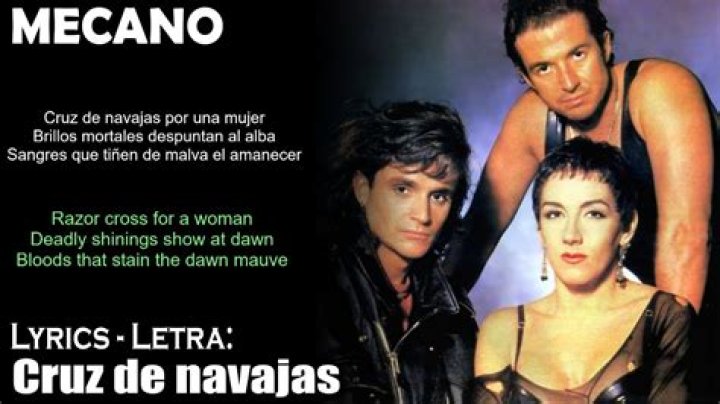 Mecano Cruz de Navajas Lyrics English Translation