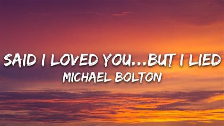 Michael Bolton lyrics | LyricsMode.com