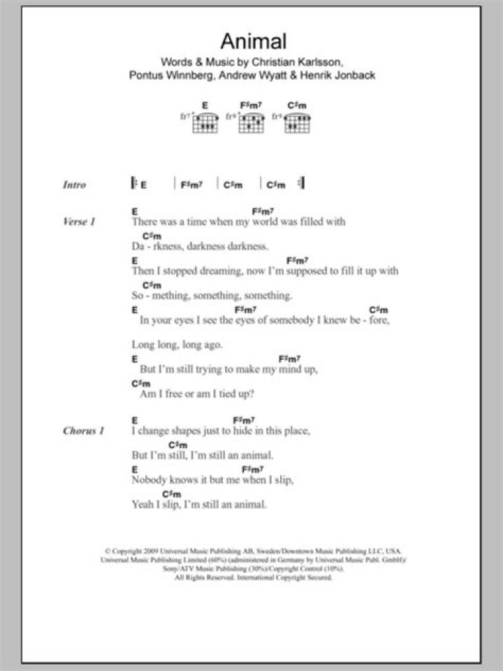 Miike Snow - Animal Lyrics Meaning