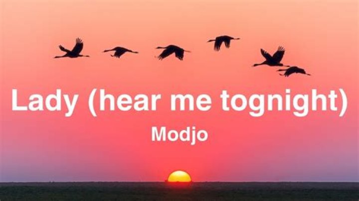 Modjo Lady (Hear Me Tonight) Lyrics English Translation