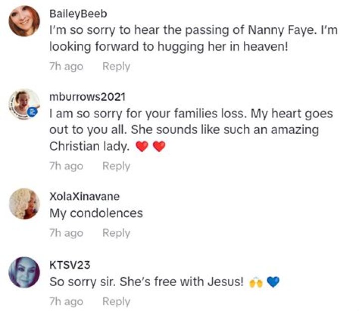 Nanny Faye Death: Famous TikTok Star Nanny Faye passed away at 98