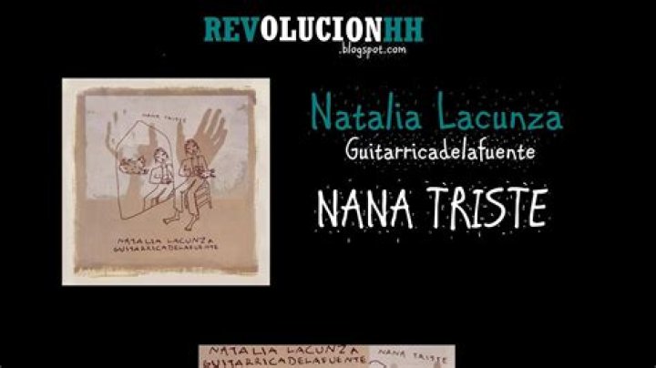 Natalia Lacunza Nana Triste Lyrics English Translation