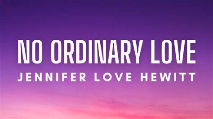 No Ordinary Love Lyrics Meaning