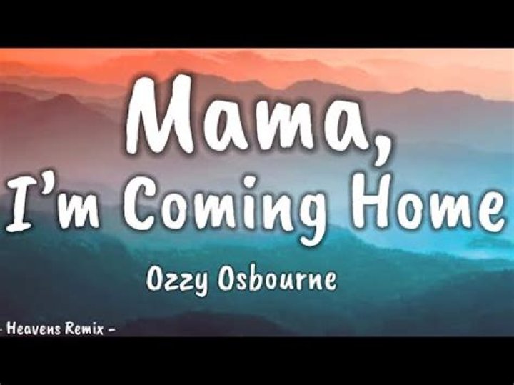 Ozzy Osbourne - Mama I'm Coming Home Lyrics Meaning