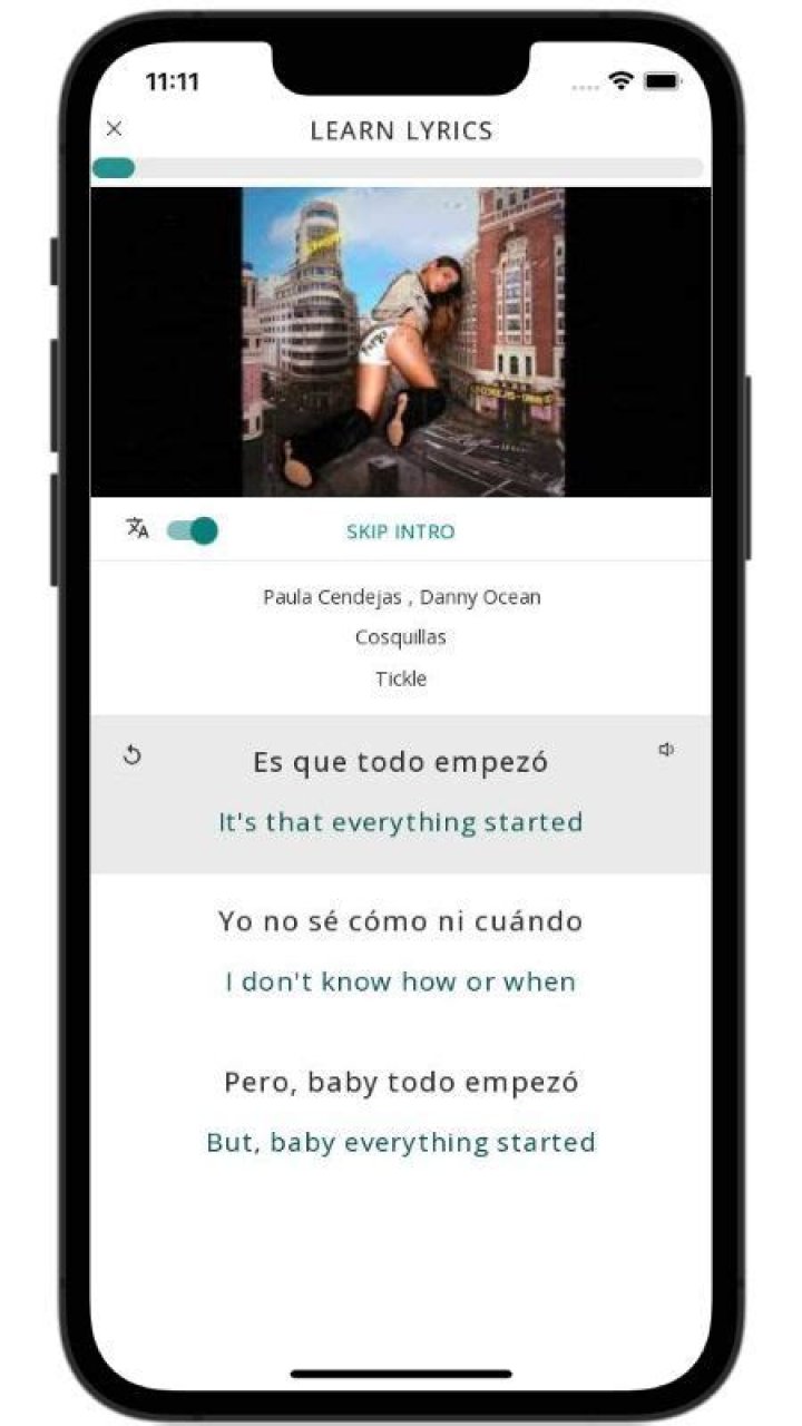 Paula Cendejas Cosquillas Lyrics English Translation