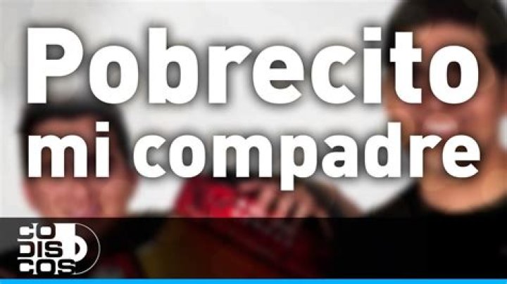 Peter Manjarrés Pobrecito Mi Compadre Lyrics English Translation