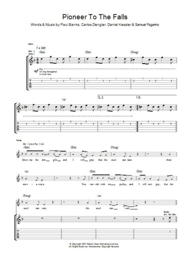 Pioneer to the Falls Lyrics Meaning