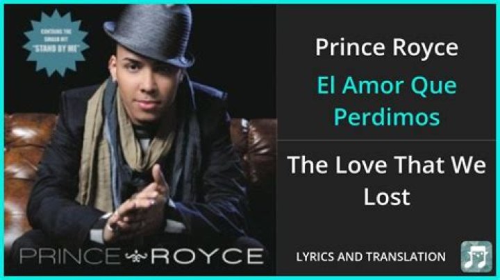 Prince Royce El Amor Que Perdimos Lyrics English Translation