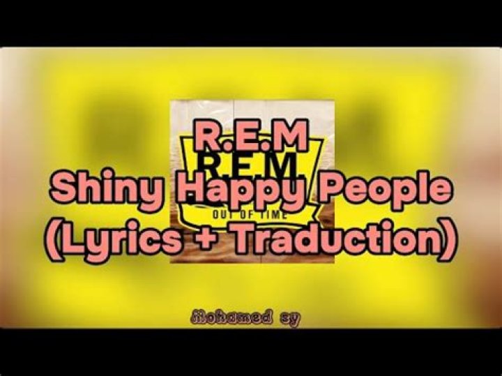R.E.M. Shiny Happy People Lyrics English Translation