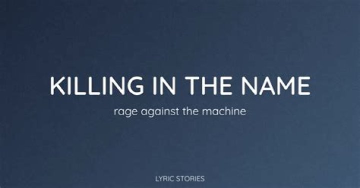 Rage Against the Machine - Killing in the Name Lyrics Meaning