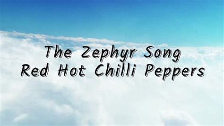 Red Hot Chili Peppers - The Zephyr Song Lyrics Meaning