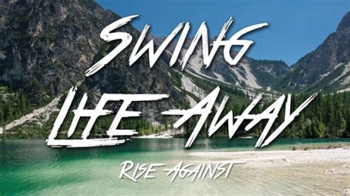 Rise Against - Swing Life Away Lyrics Meaning