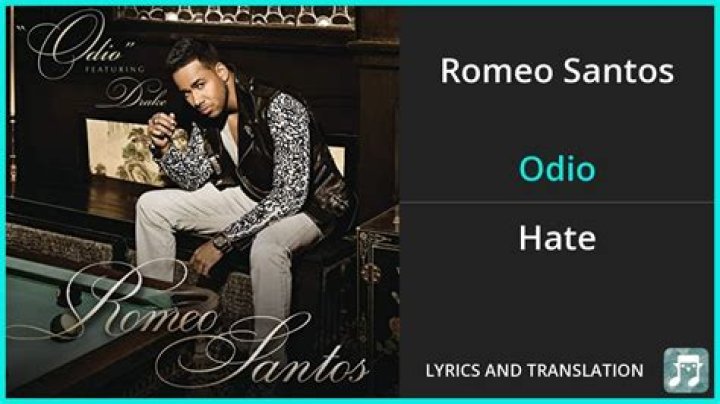 Romeo Santos Odio Lyrics English Translation