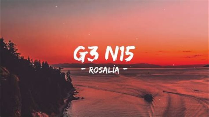 ROSALÍA G3 N15 Lyrics