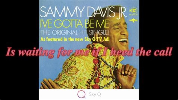 Sammy Davis Jr - I've Gotta Be Me Lyrics Meaning