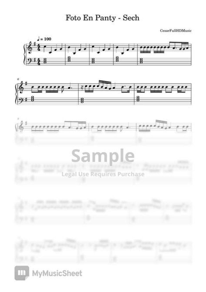 Sech Foto En Panty Lyrics English Translation
