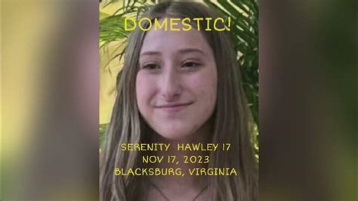 Serenity Hawley, Blacksburg High School Student and Tragic Domestic Violence Incident in Blacksburg, Virginia