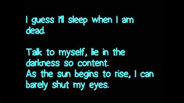 Set It Off - I'll Sleep When I'm Dead Lyrics Meaning