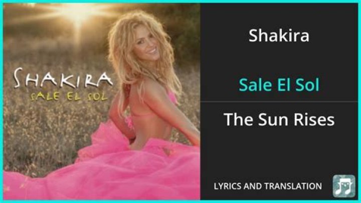 Shakira Sale El Sol Lyrics English Translation