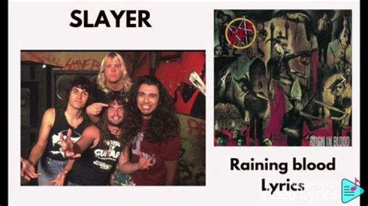 Slayer - Raining Blood Lyrics Meaning