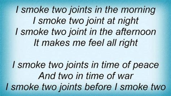 Smoke Two Joints Lyrics Meaning