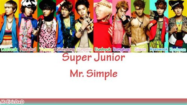 Super Junior - Mr. Simple Lyrics Meaning