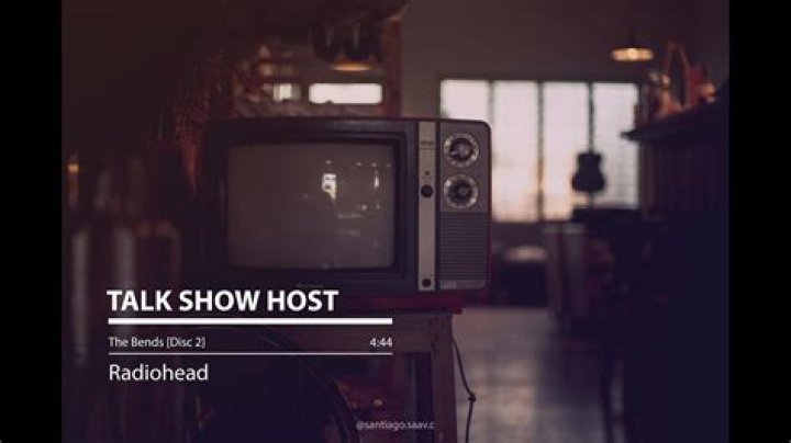 Talk Show Host Lyrics Meaning