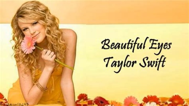 Taylor Swift - Beautiful Eyes Lyrics Meaning