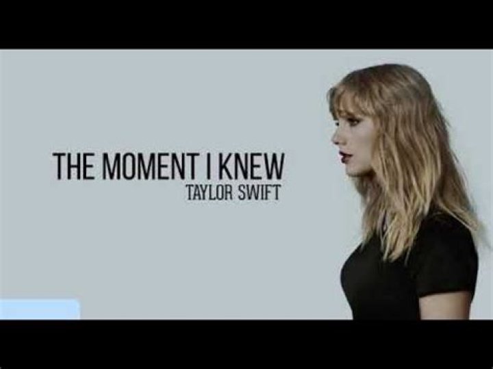 Taylor Swift - The Moment I Knew Lyrics Meaning