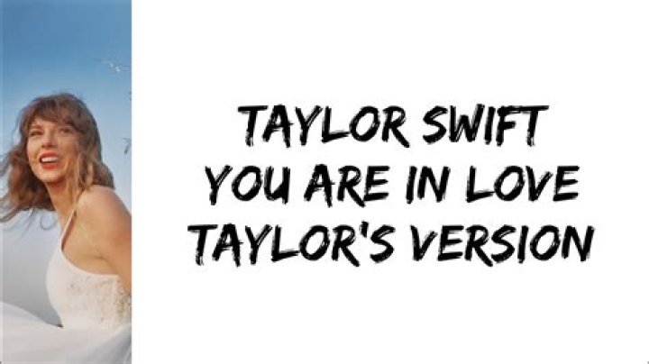 Taylor Swift You Are In Love Lyrics Spanish Translation
